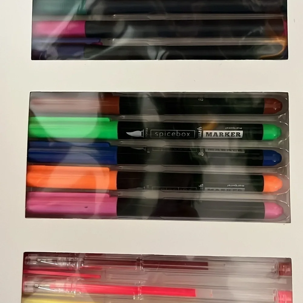 Brand New Mindful Color & Gift All-Occasion Cards Stationary Calligraphy Markers